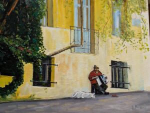 Accordion Player 16 x 20 Accordion Player 16 x 20