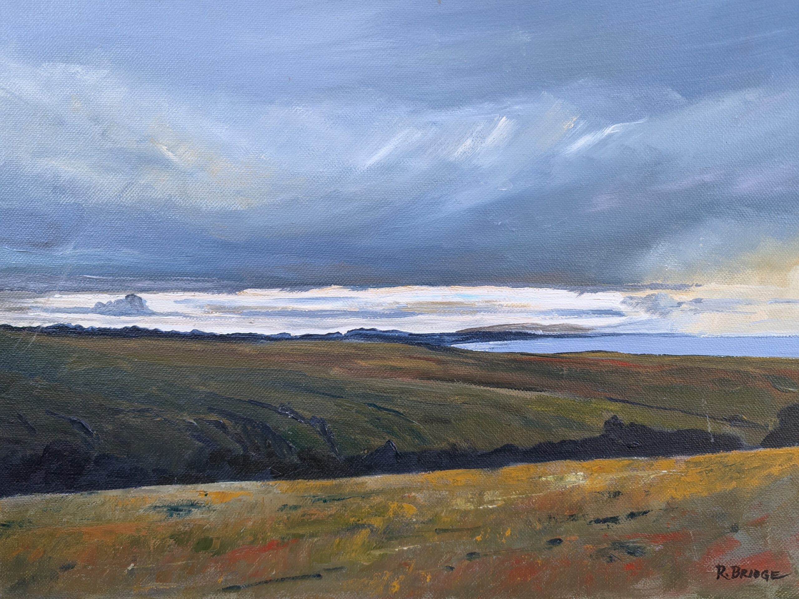 Approaching the coast 12 x 16