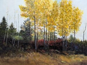 Fall Colours - Aspens 24 x 30 Fall Colours - Aspens 24 x 30