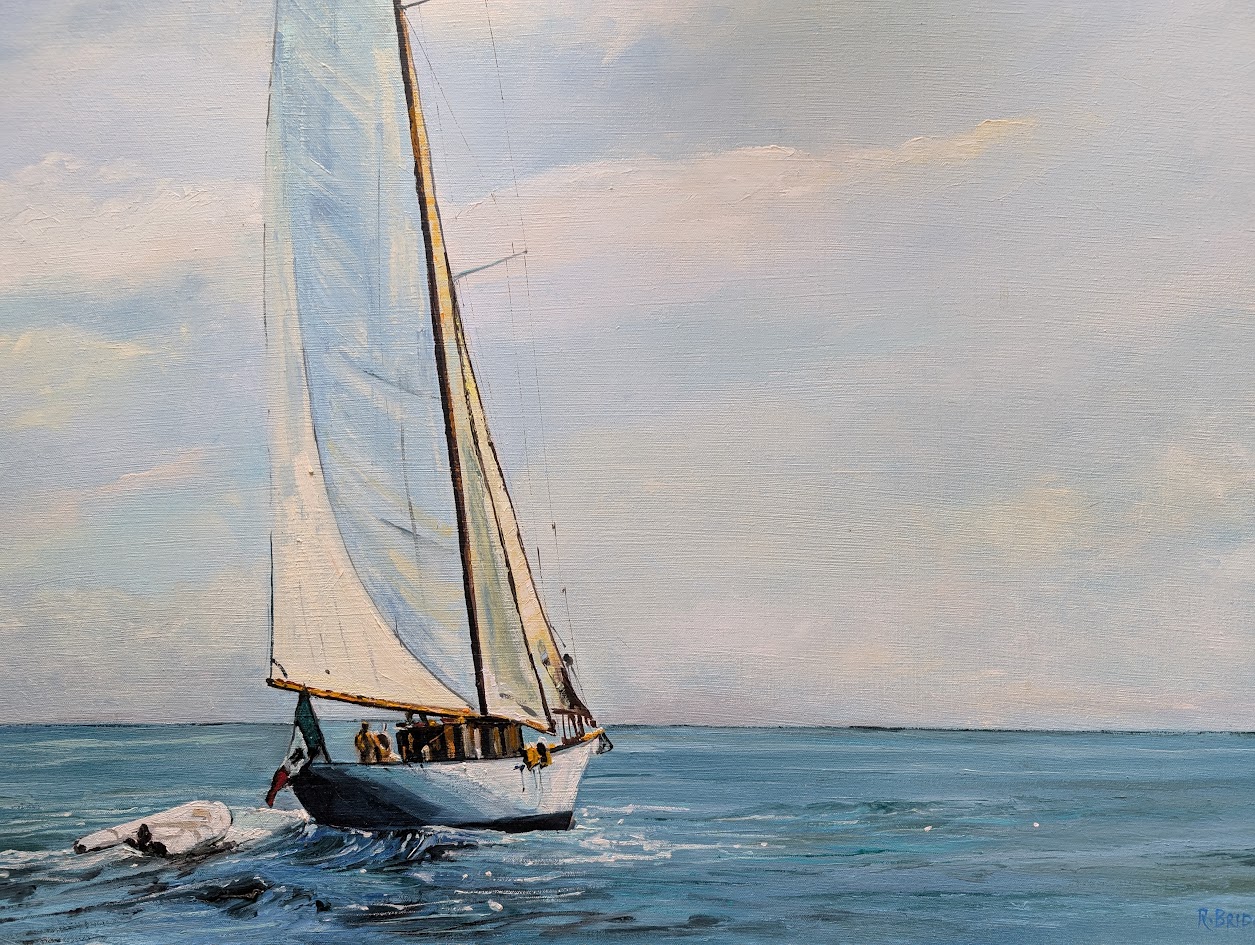 Mediterranean Sail 24 x 30