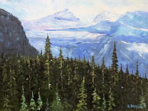 Mt. Albert-Edward 12 x 16 oil on canvas painting by Artist Ron Bridge Mt. Albert-Edward 12 x 16 oil on canvas painting by Artist Ron Bridge