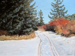 Salmon Point Path 16 x 20 Salmon Point Path 16 x 20