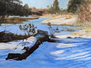 Salmon Point Walk 18x24 Salmon Point Walk 18x24