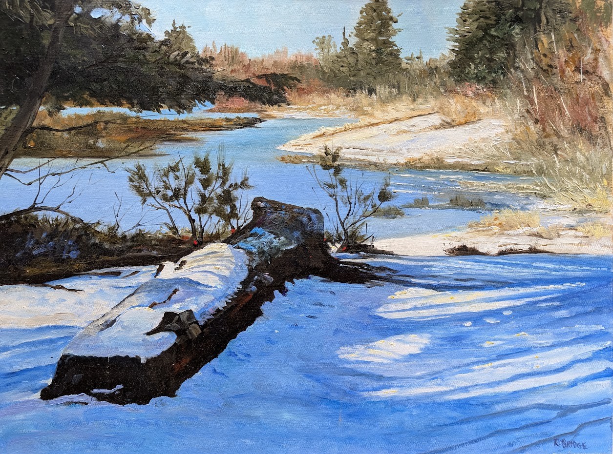 Salmon Point Walk 18x24