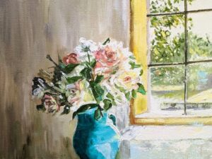 Vase on the Ledge 14 x 18 Vase on the Ledge 14 x 18