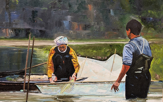 Painting by Artist Ron Bridge