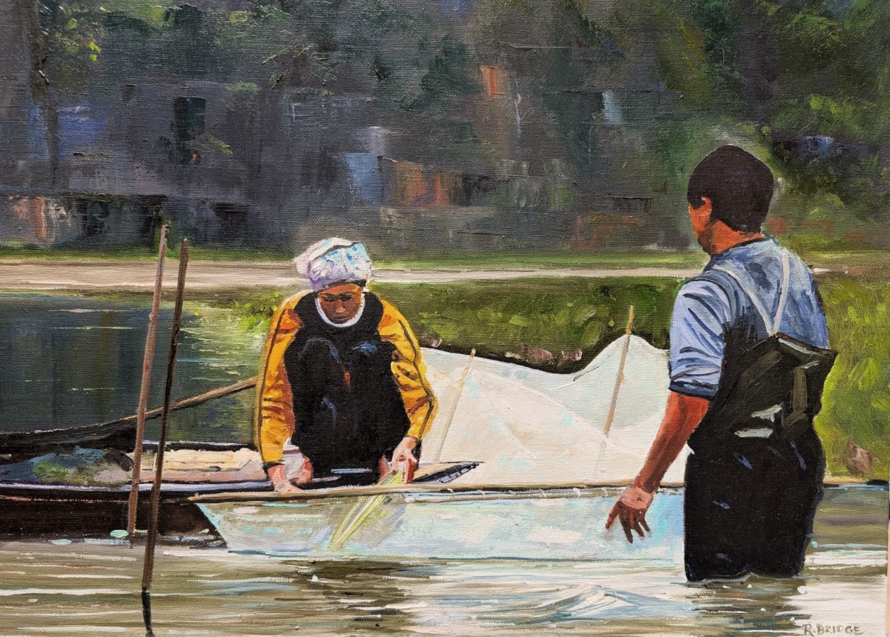 Working Together 16 x 20