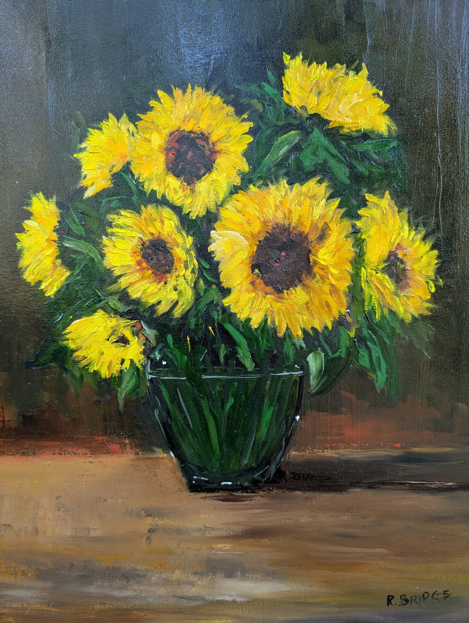 sunflowers 16 x 20