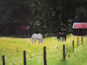 2 Horses 18x24 2 Horses 18x24