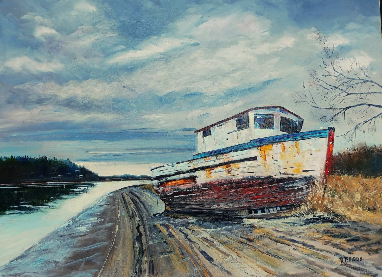 Abandoned-on-the-Spit-18x24